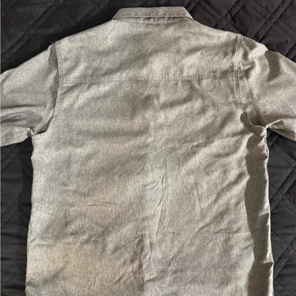 Men's Gray Casual Button Down Shirt - Picture 3 of 3